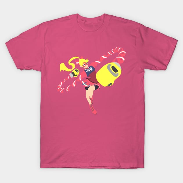 Minimalist Ribbon GIrl T-Shirt by Blitzitron25